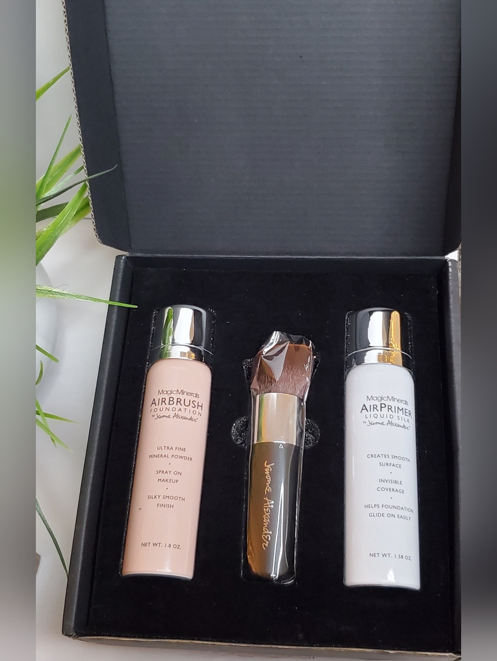 Jerome Alexander Airbrush Makeup Set New Warm Medium